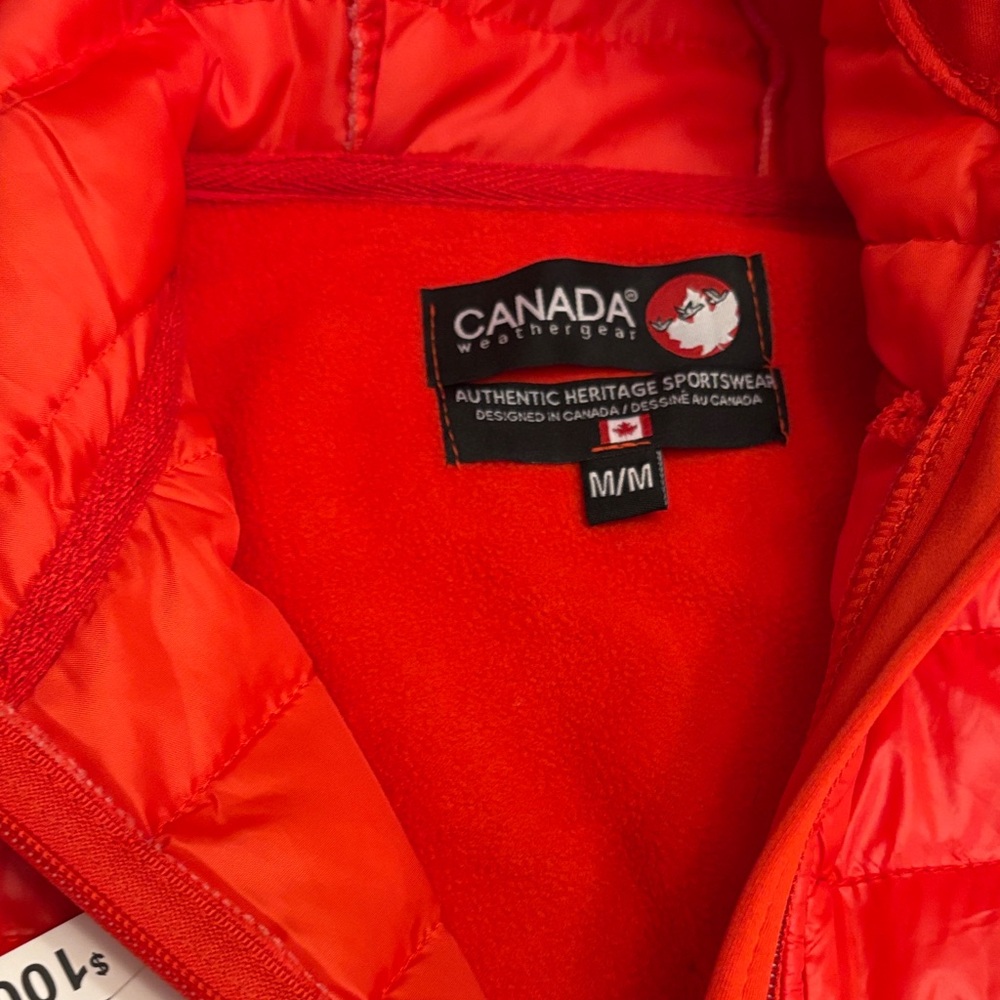 Canada Goose Bold Red Quilted Jacket - Picture 4 of 9
